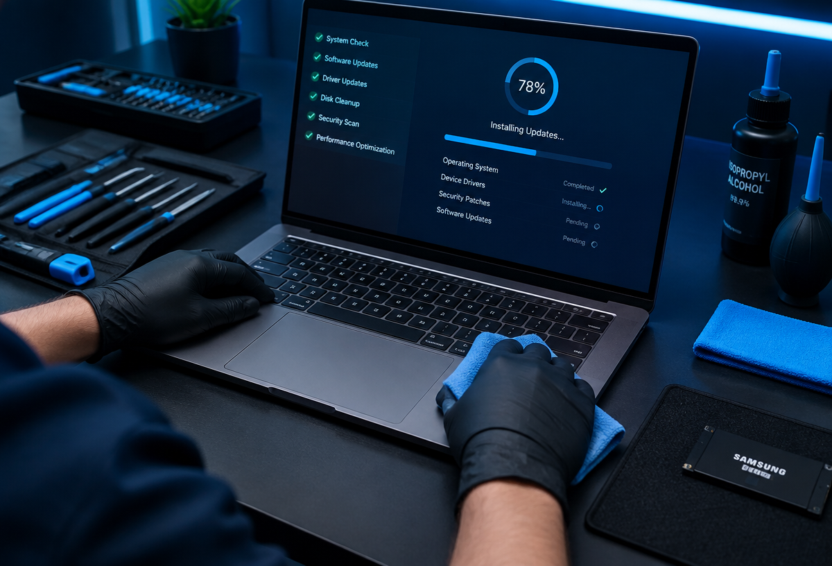Maintenance préventive d'un ordinateur portable